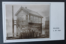 Nelson Lancashire & Yorkshire Railway Photograph On Postcard