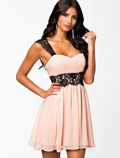 Abito gonna top pizzo Taglie forti Grandi Curvy Formosa Skater Dress Plus Size