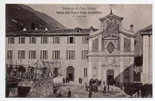 LEZZA - ERBA INCINO - Facciata della Chiesa - Animatissima - E. PRANDINA -  1910