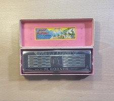 Armonica a bocca vintage M.Hohner Bravi Alpini C/G