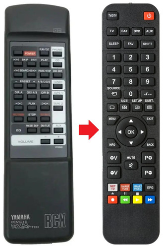 Telecomando adatto per yamaha - per,