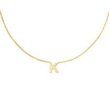 Collana Iniziale K Donna Oro