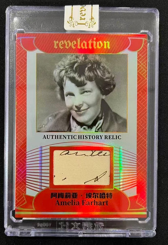 Patch card amelia earhart 2025 - card,