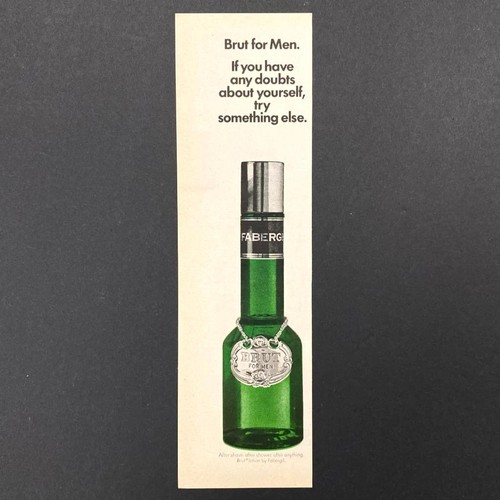 Pubblicità uomo faberge brut - pubblicità,