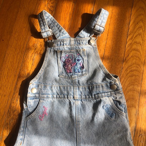 Salopette angel stitch denim - salopette,