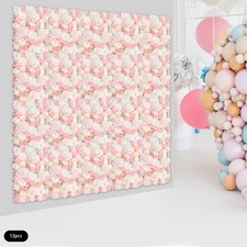 12x Rosa Artificiale Parete Fiori Ortensia Pannello Bouquet Festa Matrimonio Decorazione Casa