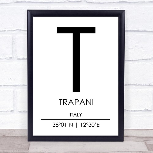Trapani italia coordinate - trapani,