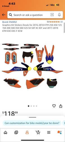 Ktm graphics kit red bull - ktm,