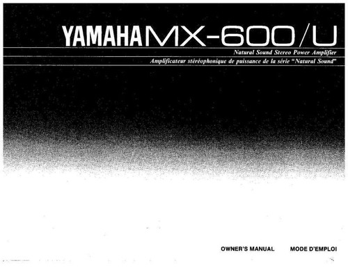 Yamaha 600 amplificatore - yamaha,