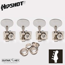 (4) Hipshot HB10 Accordatori Bassi tasti LOLLIPOP per Fender Japan Mustang Bass, NICKEL