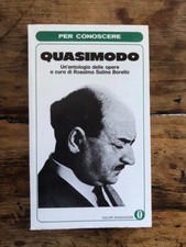 Per Conoscere Quasimodo A Cura Di Salina Borrello Oscar Mondadori