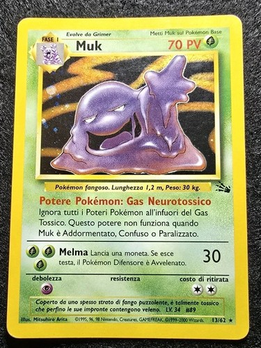 Carta pokemon muk fossil - muk,