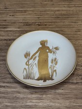 Piatto decorato in oro