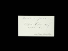 Andre THEURIET - biglietto da