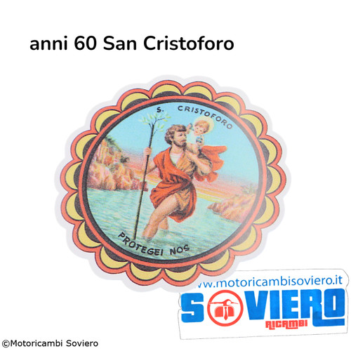 Adesivo vespa anni san - adesivo, 60