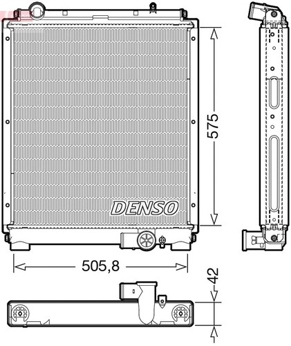 Drm45052 denso radiatore - drm45052,