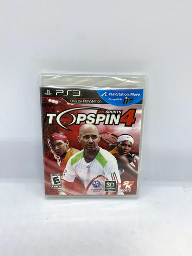 Top spin sony playstation - spin, 4