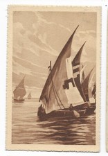 CARTOLINA BARCHE A VELA   FP V