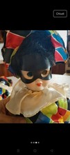 arlecchino coppia di bambole di porcellana