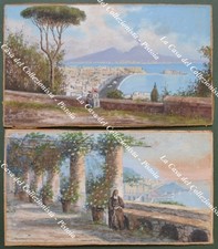 NAPOLI - AMALFI. Coppia di