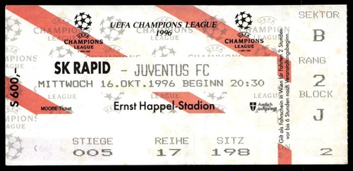 Biglietto 1996 rapid - biglietto,