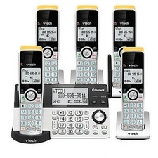 VTech IS8129 5 telefoni cordless super lungo raggio, blocco chiamate Bluetooth