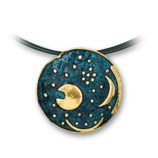 Disco celeste girocollo