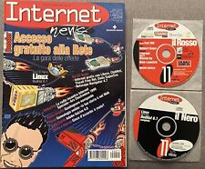 INTERNET  NEWS 11 NOVENBRE 1999  COMPRESI DUE CD ROM (LINUX REDHAT 6.1)