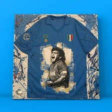 Maglia Napoli Maradona Dipinta