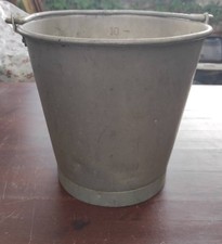10 Litro Alluminio Secchio Acqua Milcheimer Con Sc. Int. - Vintage - DDR