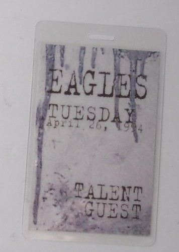 Pass backstage vintage eagles - backstage,