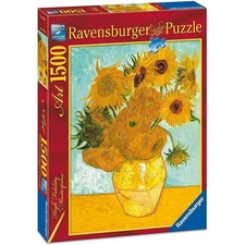 Ravensburger Puzzle 1500 Pz Van Gogh Vaso Con Girasoli 16206