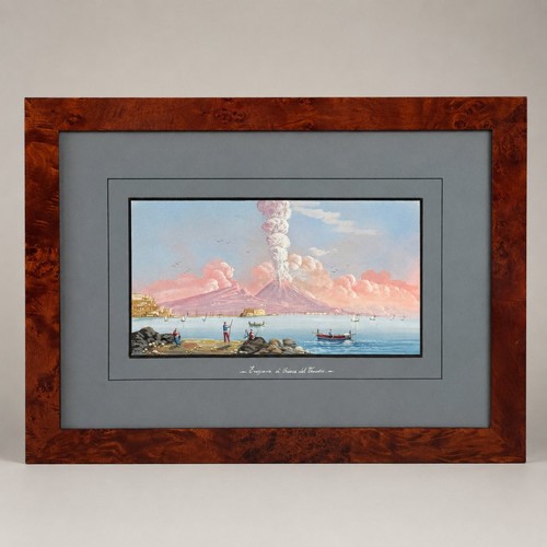 Veduta del vesuvio - veduta,