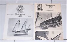 Piani costruttivi Nave SCIABECCO 1753 Tavole di costruzione AMATI art 1027