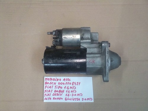 Motorino avviamento bosch - motorino,
