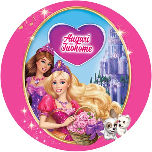 Cialda barbie principessa - cialda,
