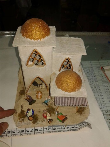 Presepe arabo 18x18 cm - presepe,