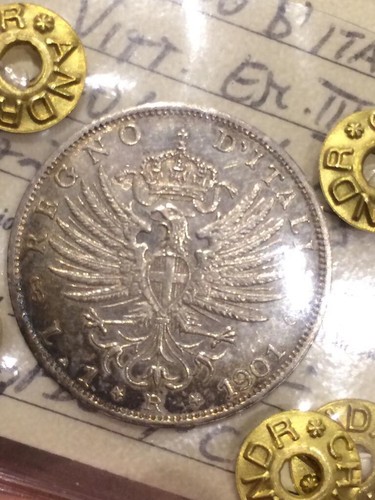 Lira aquila sabauda 1901 - aquila,