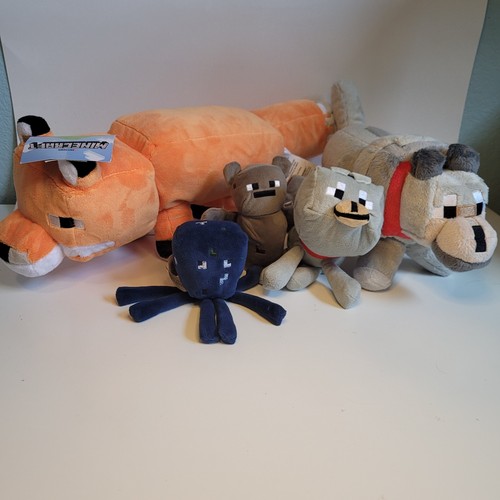 Minecraft plush collection - minecraft,