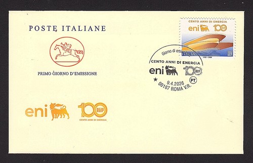Italia 2026 eni agip fdc - /,