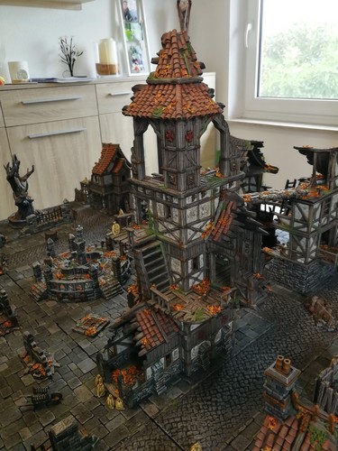 Campanile rovina fantasy - -,