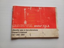 Cagiva SST 250 - SST 350 1981 manuale uso manutenzione ITALIANO originale