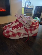 Originale vintage reebok freestyle hi taglia UK 5 #659