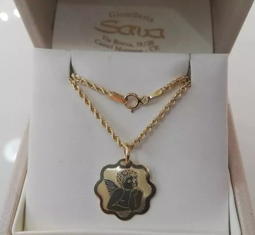 Collana funetta ciondolo - e,