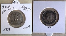 5 Lire Argento 835/