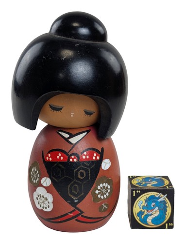 Bambola creativa kokeshi - bambola,