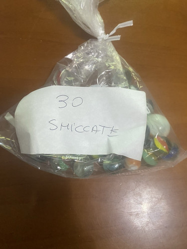 Lotto biglie in - 30, vetro