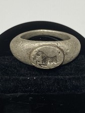 Anello in argento antico