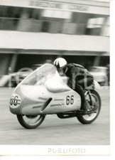 1956 AUTODROMO DI MONZA Cecil SANDFORD su DKW 350 cc durante allenamento Foto