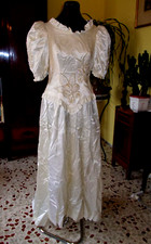 ABITO DA SPOSA VINTAGE IN RASO
